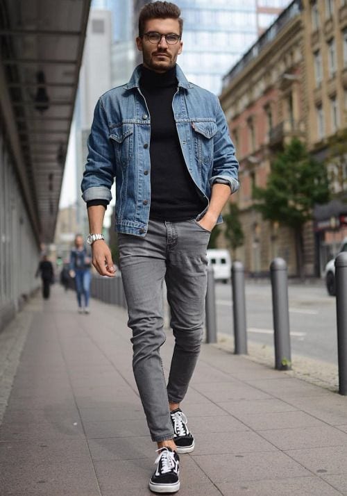 denim jacket with sneaker denim jacket with sneaker