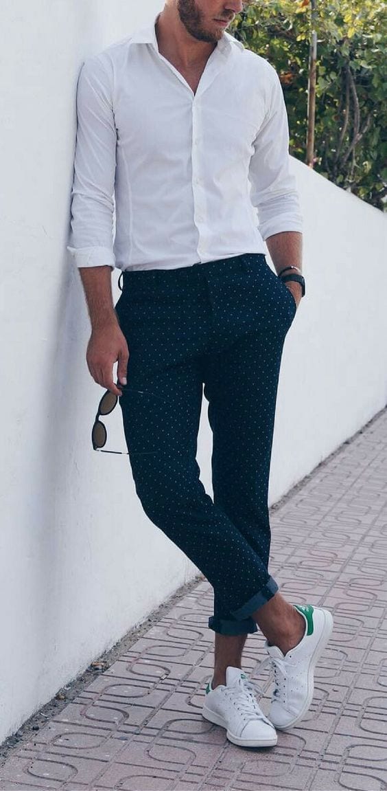smart outfit with white sneaker smart outfit with white sneaker