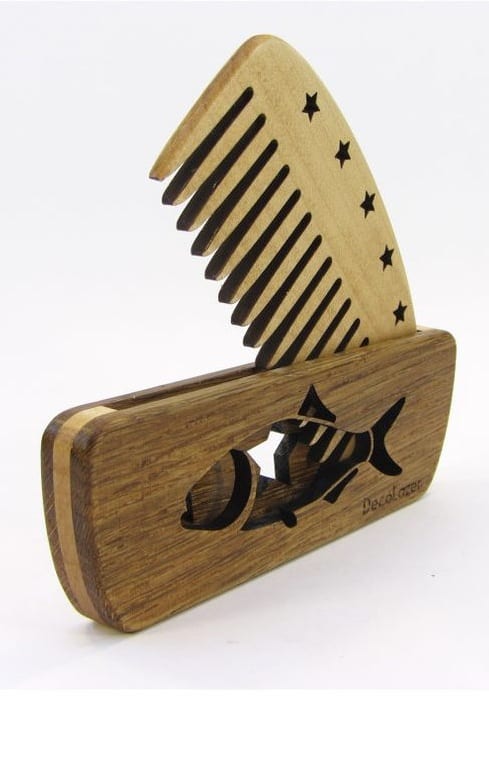 wooden beard comb wooden beard comb