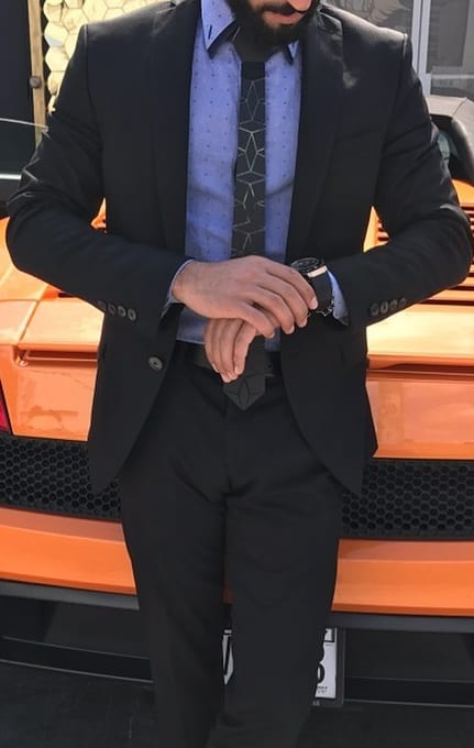 black hex ties black hex ties