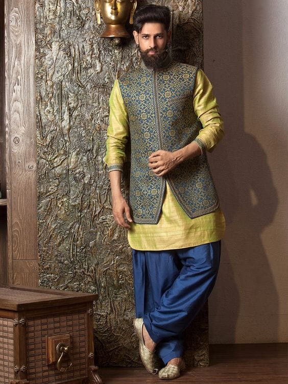 jacket with kurta for mehndi jacket with kurta for mehndi