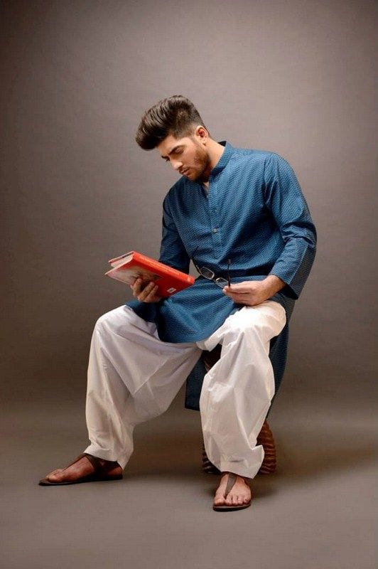 sandal footwear with kurta