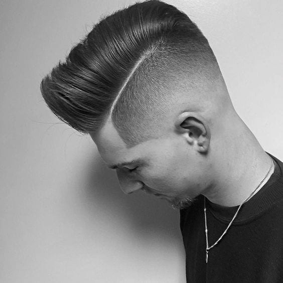 best pompadour side part best pompadour side part