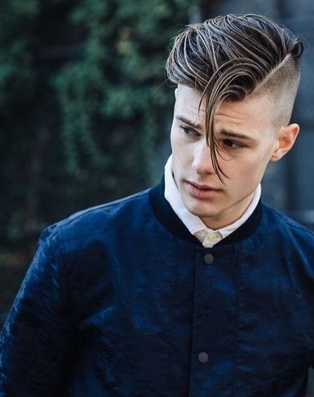 best side shaved side part best side shaved side part