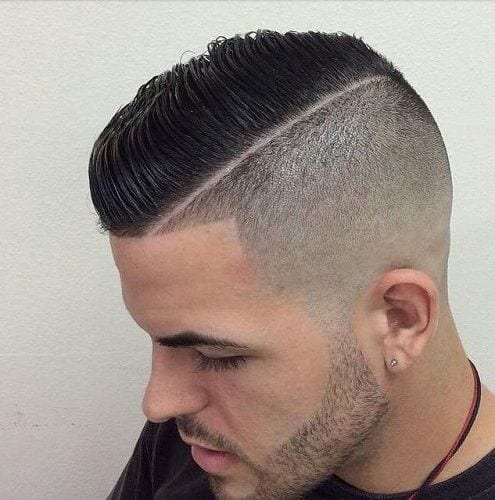 Undercut pompadour Undercut pompadour