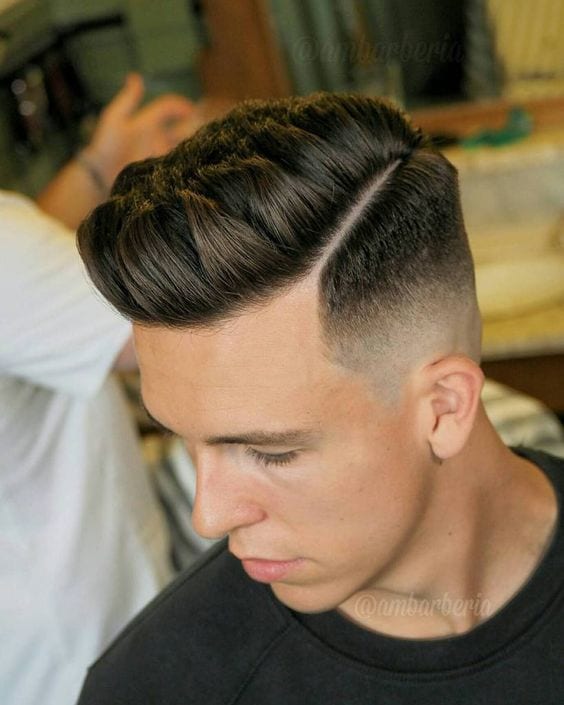 gentleman skin fade pompadour gentleman skin fade pompadour