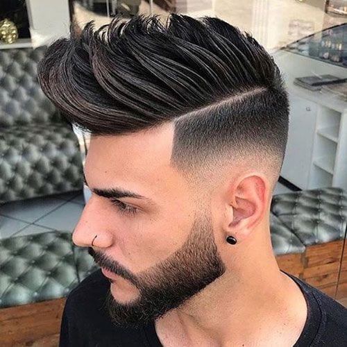 skin faded pompadour skin faded pompadour