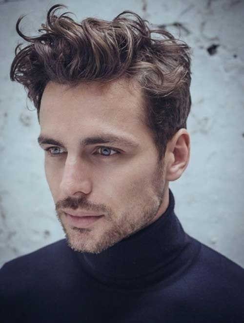 stylish wavy pompadour stylish wavy pompadour