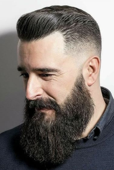 fade with beard fade with beard