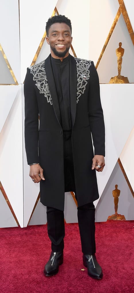 Chadwick Boseman Black Panther Oscars 2018 Chadwick Boseman Black Panther Oscars 2018