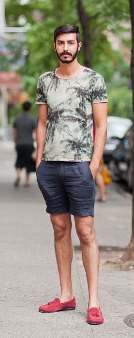 T-shirt + Shorts + Loafer-Minimalist Wardrobe T-shirt + Shorts + Loafer-Minimalist Wardrobe
