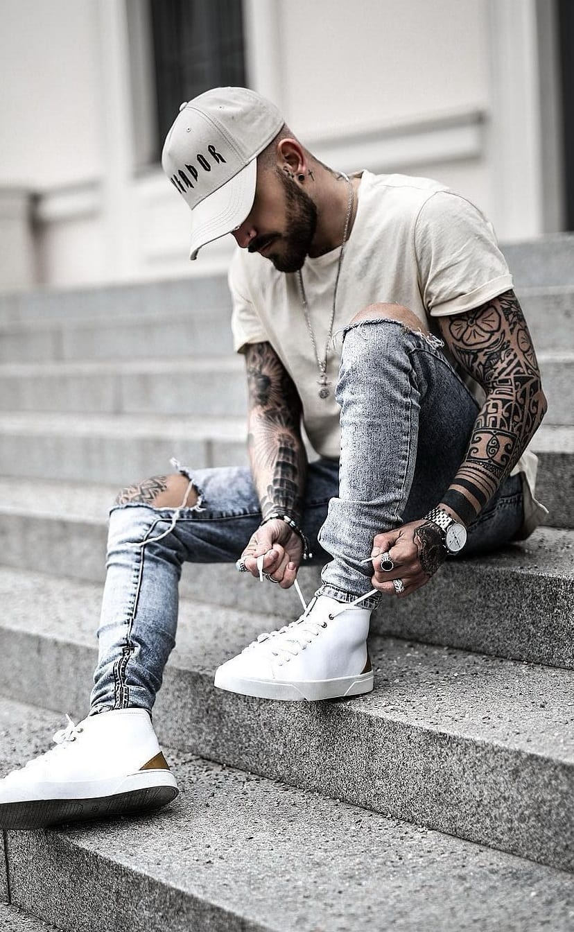 baseball cap hipster look baseball cap hipster look
