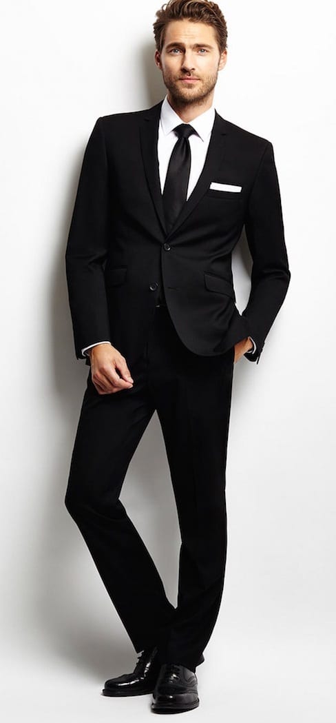black suit black suit