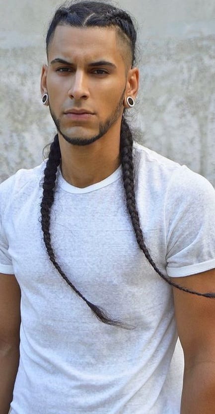 braided long ponytail braided long ponytail