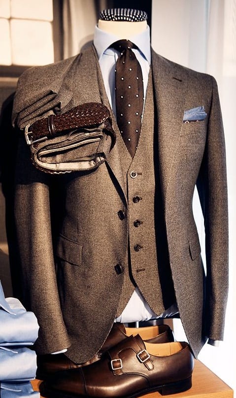 brown suit and accessories brown suit and accessories