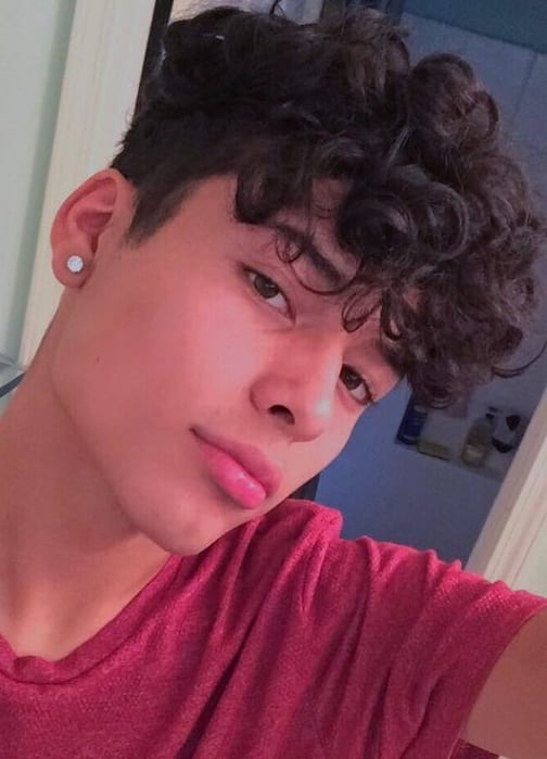 curly faded side part curly faded side part