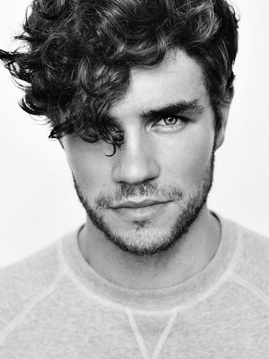 curly side part curly side part