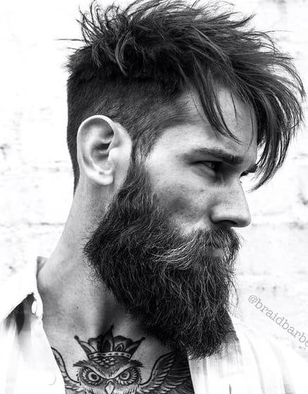 messy fade and beard messy fade and beard