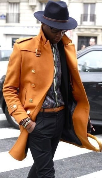 orange pea coat orange pea coat