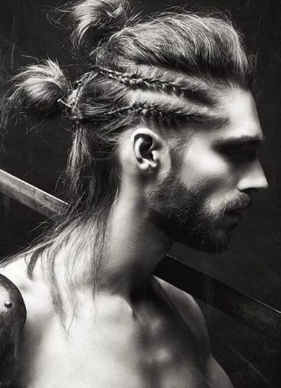 side braid top knot side braid top knot