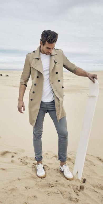 Menswear Pieces - trench coat Menswear Pieces - trench coat