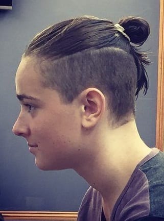 clean shaved top knot undercut clean shaved top knot undercut