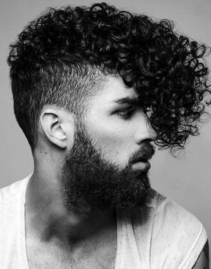 long curly undercut long curly undercut
