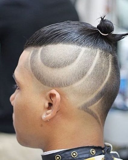 top knot undercut design hairstyle top knot undercut design hairstyle