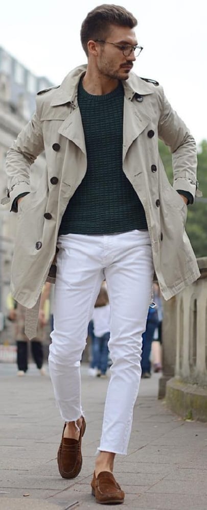 white denim outfit style guide