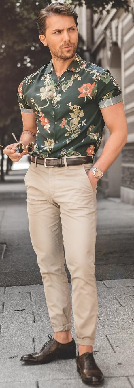 Formal Printed Shirt Outfit Ideas For Men Formal Printed Shirt Outfit Ideas For Men