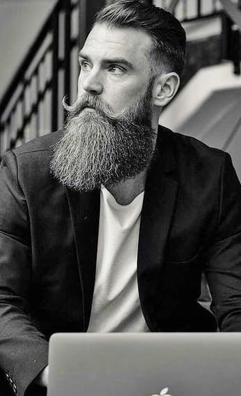 long beard with fade long beard with fade