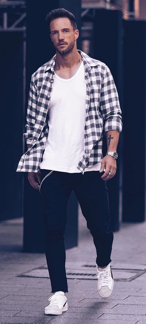 Plaid Outfit Ideas For Men