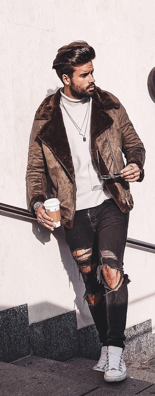 Fashionable Leather Jacket Outfit Ideas For Men Fashionable Leather Jacket Outfit Ideas For Men