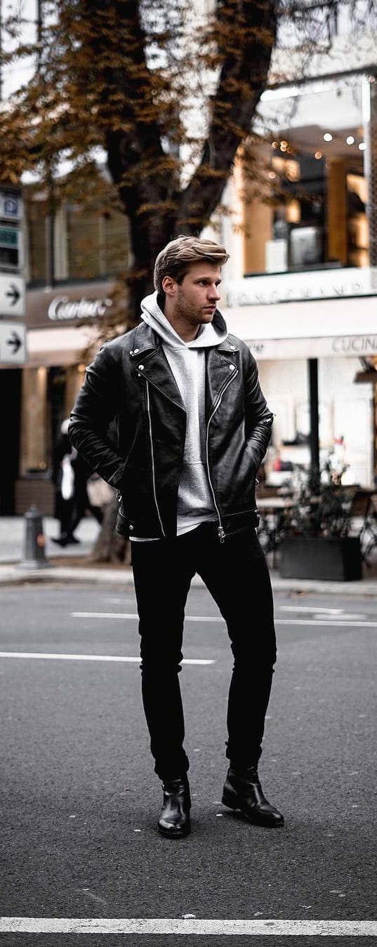 Street Style Hoodie Outfit Ideas For Men Street Style Hoodie Outfit Ideas For Men