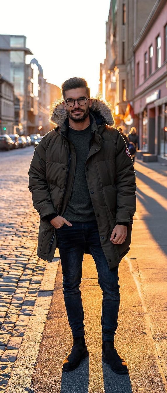Stylish Puffer Jacket Outfit Ideas For Men Stylish Puffer Jacket Outfit Ideas For Men
