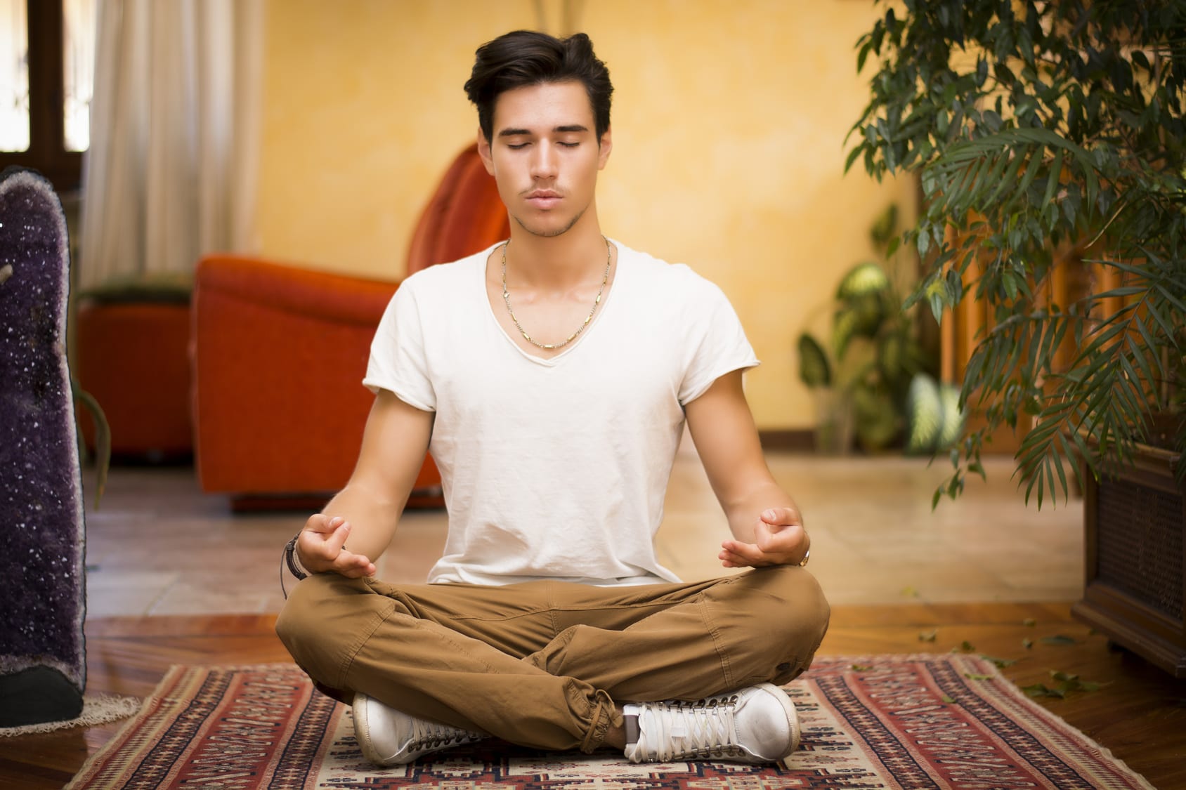 Do meditation once in a day to lower stress level Do meditation once in a day to lower stress level