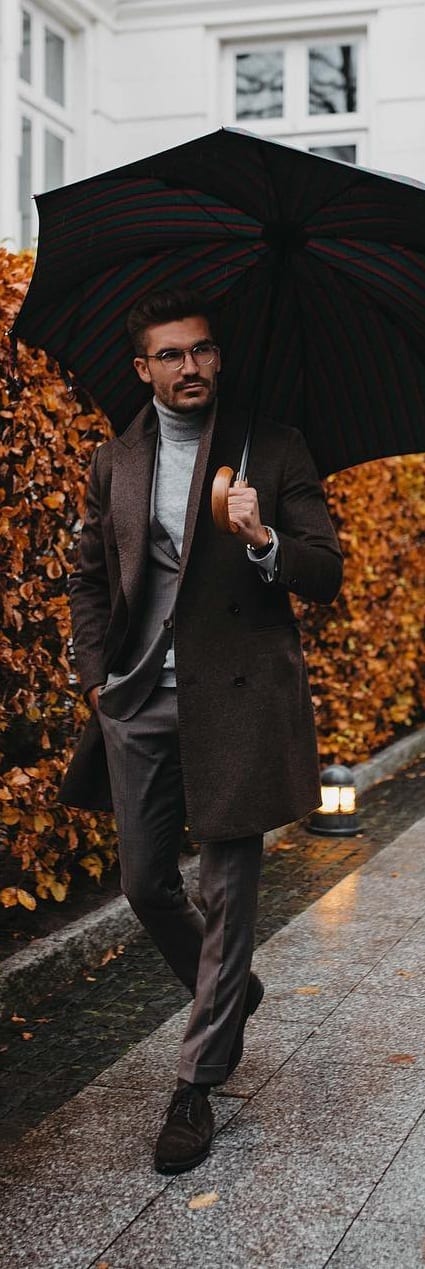 Stylish Turtle Neck Outfit Ideas For Men This Season