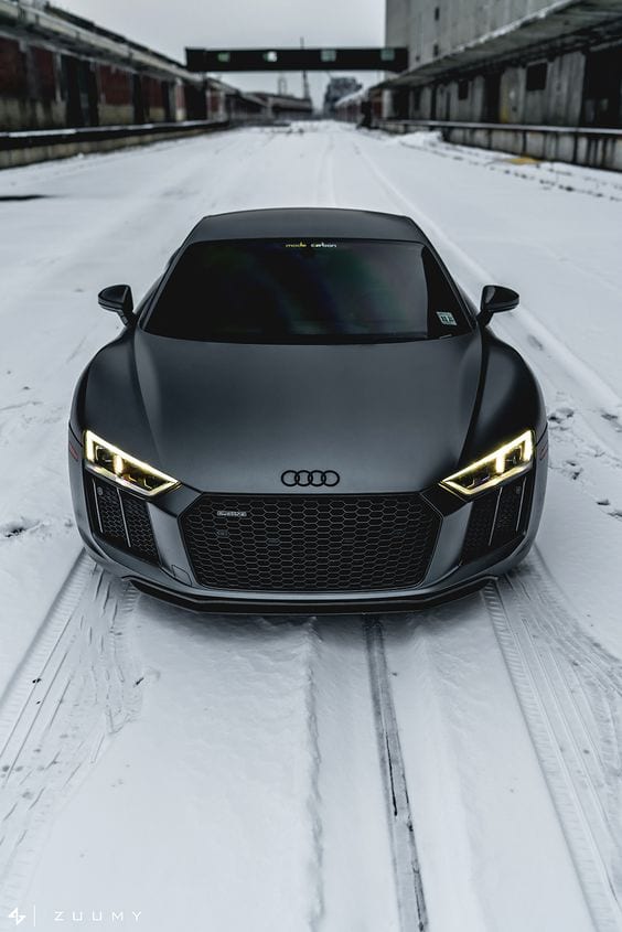BLACK DARK GREY AUDI R8 BLACK DARK GREY AUDI R8