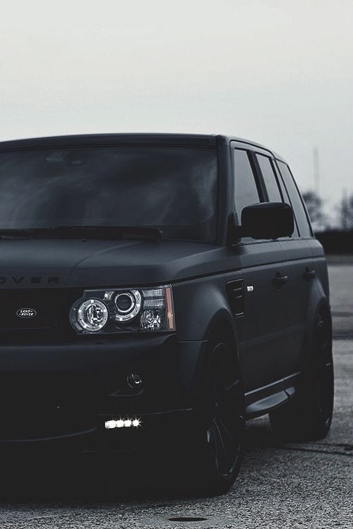 BLACK MATTE RANGE ROVER BLACK MATTE RANGE ROVER