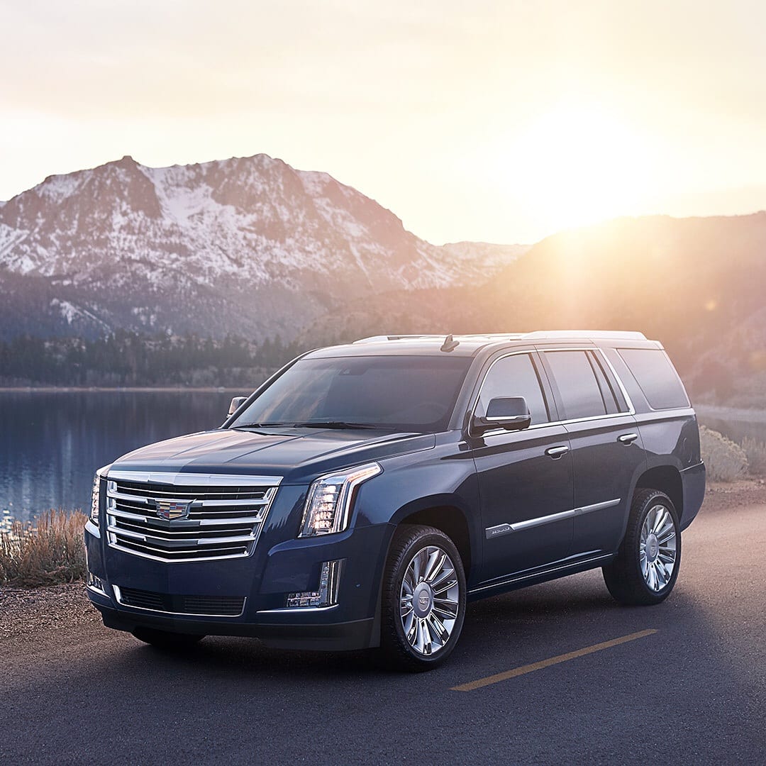 BLUE CHROME CADILLAC SUV BLUE CHROME CADILLAC SUV