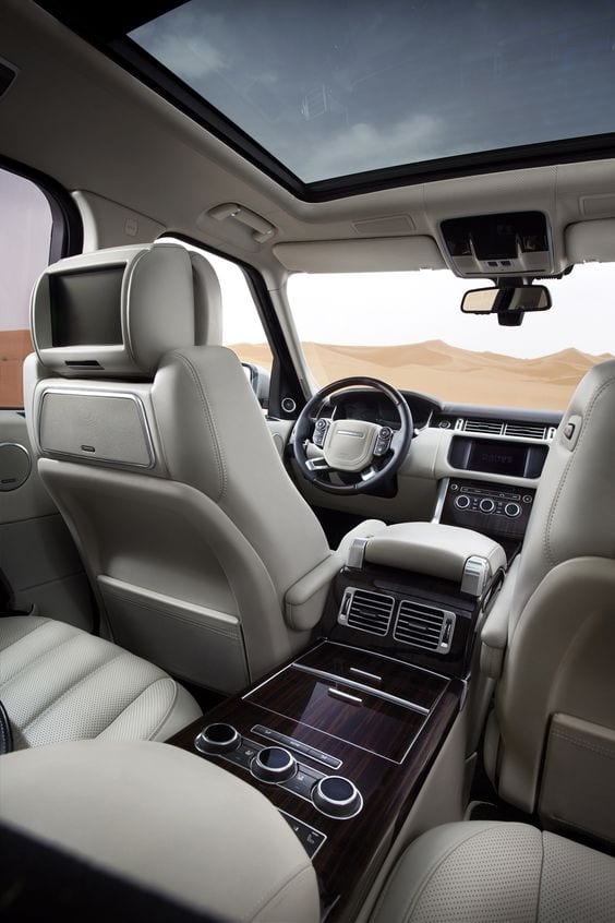 INTERIOR OF RANGE ROVER INTERIOR OF RANGE ROVER