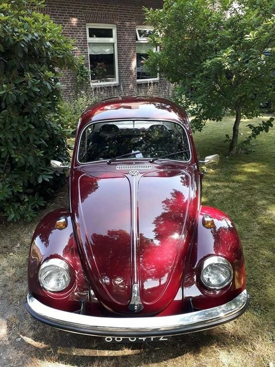 MAROON BEETLE CAR MAROON BEETLE CAR