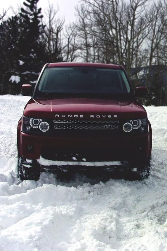 MAROON RANGE ROVER MAROON RANGE ROVER