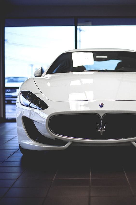 Maserati Gran Turismo white Maserati Gran Turismo white