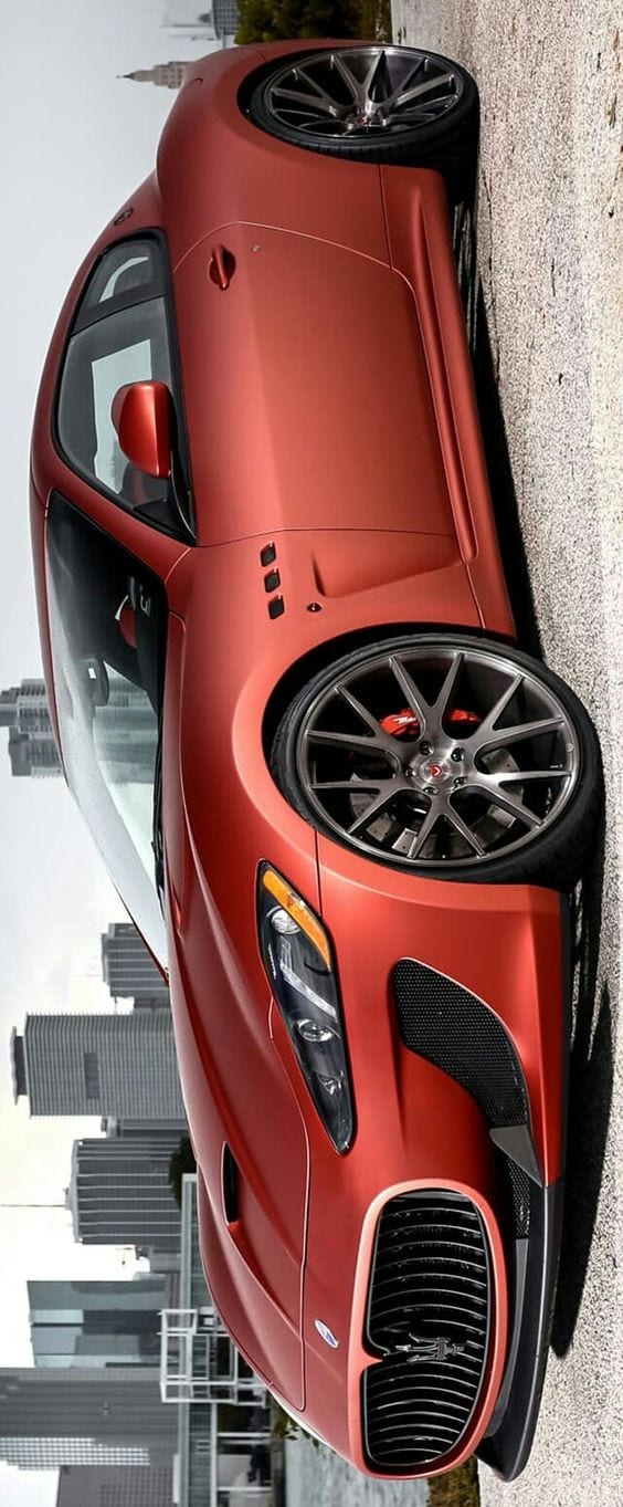 Maserati GranTurismo orange wallpaper Maserati GranTurismo orange wallpaper