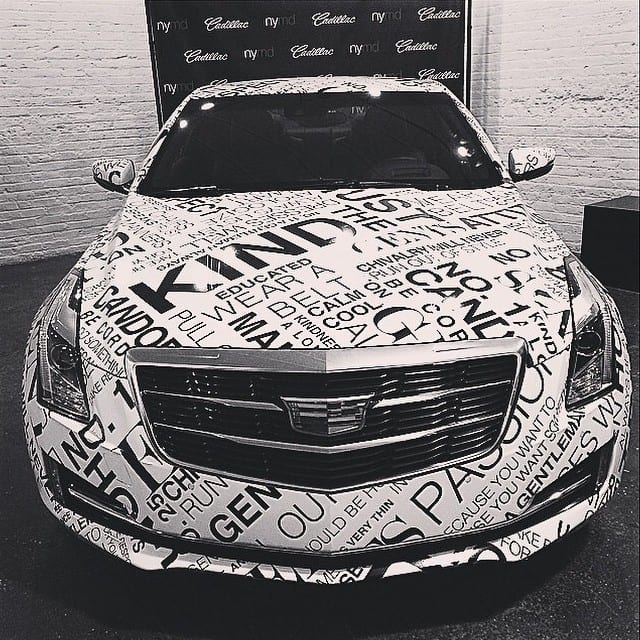 PRINTED CADILLAC SEDAN