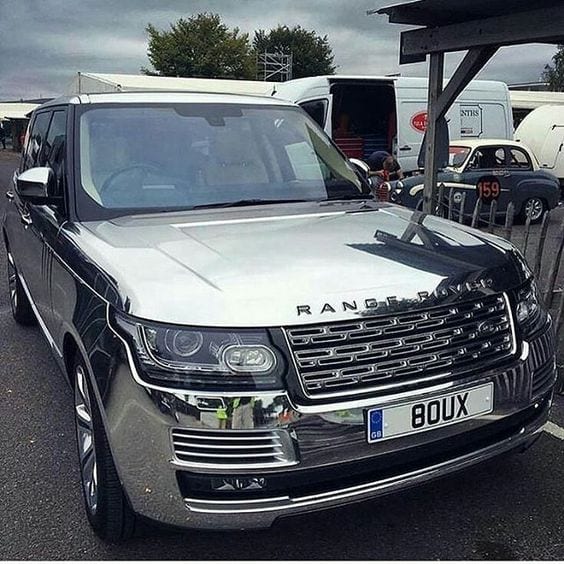 SILVER CHROME RANGE ROVER SILVER CHROME RANGE ROVER