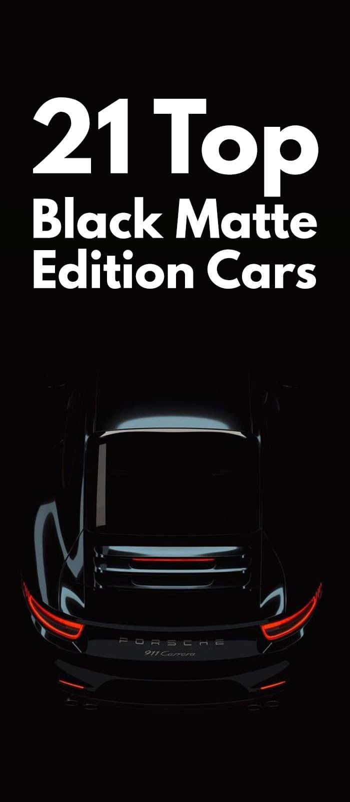 TOP BLACK MATTE EDITION CARS! TOP BLACK MATTE EDITION CARS!