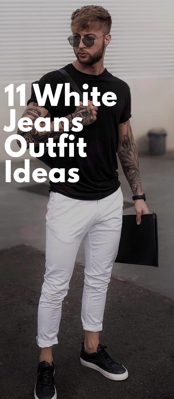 White Jeans Outfits For Men. White Jeans Outfits For Men.