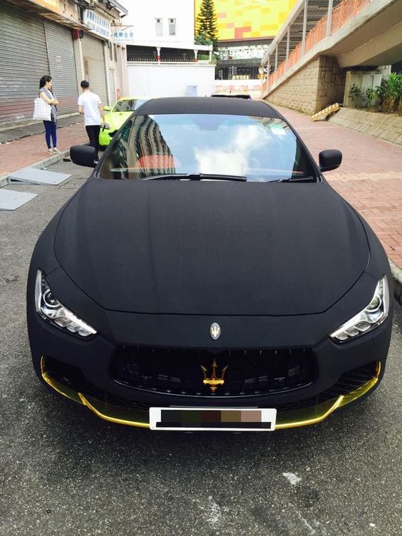 maserati Matte Black Suede Ghibli maserati Matte Black Suede Ghibli